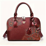 V&auml;ike lilleprinteriga &uuml;lemise k&auml;epidemega kott Naistele elegantne Crossbody Bostoni kott Naiste mood k&auml;ekott &Otilde;lakott rahakott