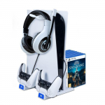 Stand & Charge Ps5 Compatible Ps5 Slim-Accessoire-PS5 valge
