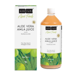 Kapiva Aloe Vera + Amla mahl 1L Pakk 1 | K&uuml;lmpressitud taimemahl s&auml;rava naha ja igap&auml;evaseks detoxiks