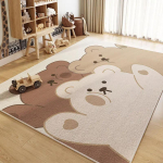 Multikas Laste flanellvaip Vaibad magamistuppa Pesuruumi p&otilde;randamatt Vaip S&ouml;&ouml;gitoa vaibad elutoa kaunistamiseks Maison 80x120cm beige