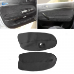 LHD 4Doors auto 2tk Suede Nahk punane must k&auml;etoe kate VW Passat B5 1998 1999 2000 - 2005 esiukse k&auml;etoe paneelile