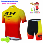 2026 BH Laste Jalgrattas&auml;rgi Komplekt L&uuml;hikeste Varrukatega Laste Rattariided Hingavad Kiiresti Kuivavad Poiste Suvised Jalgrattariided Maillot Ciclismo M yellow