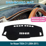 for Nissan Tiida C11 2004~2011 Tiida Latio Versa Trazo Sedan Dashboard Mat Cover Pad Inner Sun Shade Dash board Car Right Hand Drive