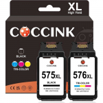 Pg-575Xl Cl-576Xl Cartouches D'Encre Remplacement Pour Canon Cartouche 575 576 Xl Pixma Ts3550I Ts3550 Ts3551I Ts3551 Tr4750I[J188]