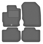 Dywaniki samochodowe welurowe grafitowe do: Mitsubishi Colt VII HB bez nawiew&oacute;w (2008-2012)