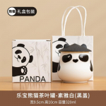 Multikas Keraamilised Panda Teepurgid Loomingulised Loomade Hoiupurgid Tee N&otilde;ud Kommipurgid Elutoa Tee Tarvikud Kinkekarbi Komplekt