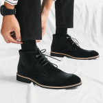 Mood Meeste Pahkluusaapad Chelsea Saapad Meeste Suede Nahast Korralikud Originaalsed L&uuml;hikesed Vabaaja Jalatsid Briti Stiilis Talvesaapad Zapatillas Hombre 38