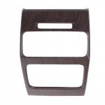 For Land Rover Discovery Sport 2024+ ABS carbon fiber Car Rear Air Outlet Anti Kick Cover Panel Decorative Sticker Accessories Oak wood grain