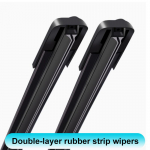 LHD Front Wipers For Leapmotor C10 Accessories i C10 2025 2024-2026 Double-layer Rubber Wipers Windscreen Blades Car Accessories LHD 2Pcs