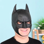 Bruce Wayne Bat Kangelane Mask Halloween Cosplay Film Superkangelane N&auml;omask Meestele T&auml;ispea Latekskiiver T&auml;iskasvanud Naine Maskeerimistarvik