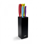 Set de 5 couteaux - IBILI - Colorful - Support bois noir - Color&eacute;s - 5 pi&egrave;ces