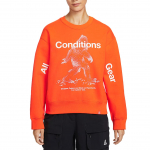 Nike ACG Seeria Tuff Fleece Veekindel Fliis Pikkade Varrukatega Tavaline T-s&auml;rk Naiste topid IO9404-819 S
