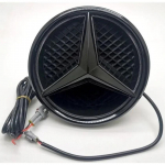 Auto Esiosa Grillitud T&auml;he Embleem LED Valgustusega Logo Valge Sinine Punane Valgus Mercedes Benz W166 X205 GLS350 400 500 550 AMG/GLS63 jaoks Glowing red must