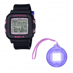 Casio Kuromi koost&ouml;&ouml;mudel Must Baby-G k&auml;ekell, Baby-G+Plus BGD-10KKM-1JR, Naiste, must