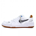 Nike Full Force Starry Sky Abrasion Resistant Low top Skateboard Shoes Men's Black White New HJ3485-121(Team1745-) 44.5