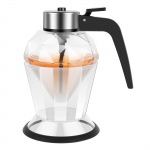 Teemantkujuline klaasist mee dosaator alusega 200 ml suure mahutavusega &otilde;lidosaator Multifunktsionaalne &otilde;lipudel, &auml;&auml;dikas ja kaste