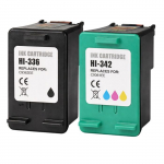 Pakk 2 &uuml;hilduvat kassetti HP 336 & 342 - Must + 3 v&auml;rvi DeskJet, OfficeJet, PhotoSmart, PSC jaoks