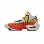 Li Ning BadFive 5 Basketball Shoes Men's Mid top Yellow White Red ABFV025-8 40