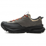 Li Ning Outdoor CF Tracing Waterproof Support Low top Hiking Shoes Unisex Gray Black AHTV037-3 44