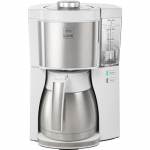 Filtrikohvimasin MELITTA - Look V Therm Perfection 1025-15 Valge/Harjatud teras - 10 tassi - AromaSelector&reg; must
