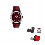 TISSOT Kutu Collection Kvartsmehhanism 100m Veekindlus Naiste K&auml;ekell 32mm Punane Kella sihverplaat T035.210.16.371.01 Regular Watch Box