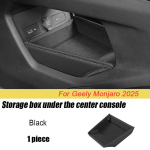 For Geely Monjaro Xingyue L  2024 2025 Storage box under the center console Armrest box Organizer Accessories Kit 2707 gray