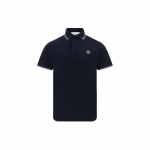 Stone Island kompassi embleemiga logoga polos&auml;rk tuminine sinine meeste pealisr&otilde;ivad 80152SC18-A0020 S