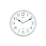 SEIKO Veekindel igap&auml;evaseks kasutamiseks Kvartsmehhanism Plastikust seinakell Unisex Valge QXA001S QXA001S QXA001S