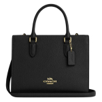 K&auml;ekott Coach Maggie 25 kuldse logoga kividest nahast naistele must CY668-IMBLK Basic Set (Bag+Dust Bag)