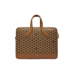 Bally Kirjalogo Kolmnurkne Liputr&uuml;kiga T&otilde;mblukuga Nahast &Otilde;la-Crossbody Kohver Meeste kotid Pruun 6304548 Basic Set (Bag+Dust Bag)