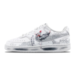 Nike Court Vision 1 The Crane's Sorrow Slip Resistant Cushioning Abrasion Resistant Low top Skateboard Shoes Unisex DH2987-101(Team434-) 36.5