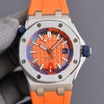 Royal A Oak P-seeria Meeste Automaatne Veekindel Kell Helendava Kettaga - Mudel 15720 Offshore