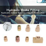 H&uuml;draulilise piduritule l&uuml;liti adapter, Universaalne h&uuml;draulilise piduritule l&uuml;liti komplekt adapteritega, H&uuml;drauliline piduriliitmik T-liitmikuga,