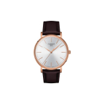 Tissot Lovely Seeria Kvartsmehhanism 50M Roosa Kell 40Mm H&otilde;bedane sihverplaadi Roostevabast terasest korpus Nahkrihm Meeste kellad T143.410.36.011.00 Brand Selected Shopping Bag
