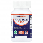 iHerb foolhape 5 mg taimetoitlaste tabletid, 120 tk