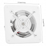 4-tolline 25W v&auml;ljat&otilde;mbeventilaator Madala m&uuml;ratasemega seinale paigaldatav v&auml;ljat&otilde;mbeventilaator Kodu Vannituba K&ouml;&ouml;k Garaaž Tuulutus valge