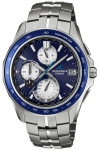 Oceanus Manta P&auml;ikesekell Safiirklaasiga Sinine [Casio] Bluetooth-iga Raadiojuhitav OCW-S7000F-2AJF Meeste
