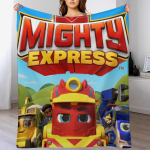 Mighty Express Viska-tekk Pehme Hingav Tekk &Ouml;iseks Magamiseks 125x100cm(50x40in) red