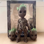 Groot tegevuskuju vahetatava n&auml;oga, V&auml;ike puumees, Filmim&otilde;&otilde;tkaline mudel, Anime mudel - S&uuml;nnip&auml;evakingitus 26CM