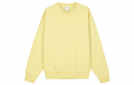 Nike Solo Swoosh Meeste Fliisist &Uuml;mmarguse Kaelusega Huppar Kollane DX1362-700 L