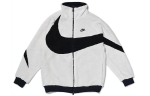 Nike Big Swoosh Kahepoolne Boa Jakk Aasia Suurused Valge Must BQ6546-114 M