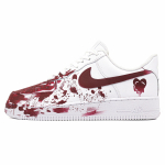 Nike Air Force 1 Blood Romance Kerged Madalad Lauatennise Kingad Unisex Valge Punane CW2288-111(Team241-) 40