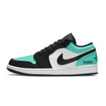 Jordan Air Jordan 1 Tiffany Kulumiskindel Kulumiskindel Madal Kael Vintage Korvpallijalatsid Unisex Must Ts&uuml;aan 553558-165(Team701-F) 38.5