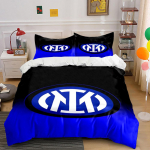 Inter Milani logo muster. Voodipesukomplektid Tekikotikomplektid Tekikotid Padjap&uuml;&uuml;rid(1 * Tekikott 2 * Padjap&uuml;&uuml;ri (tekk ei kuulu komplekti)) 135x200cm
