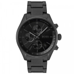Hugo Boss 1513676 Meeste Kronograaf Kvartsikell Roostevabast Terasest Rihmaga 44 mm must