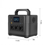 1200W Kaasaskantav J&otilde;ujaam P&auml;ikesegeneraator 1008Wh Lifepo4 Aku Kodu Varuvool V&auml;ljas Telkimine Mobiilne J&otilde;ud EL Kohalik Tarne