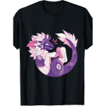 Meeste Protogen Karvane Fandom T-s&auml;rk ja Huppar - Pehme Hingav Puuvillane Karakteri Graafiline T-s&auml;rk, Protogen Kunst T&auml;navafashion - Vabaaja R&otilde;ivad, Masin 5XL must