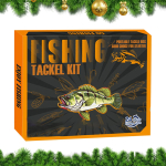 Kalastuslantide Countdown Kalender Mageveekogu Realistlikud P&uuml;&uuml;givahendid 24-P&auml;evane Advendi Countdown Kalastuslantidega Perele S&otilde;pradele Teismelistele A black