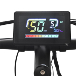 AB12-H6C-2 E-jalgratta m&otilde;&otilde;dik LCD-ekraan Elektromootorratta spidomeeter Armatuurlaud UART 24V-60V M&auml;gi-elektriratta jaoks SM5PIN Black SM5PIN black