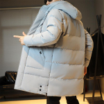 Kvaliteetne Uue Br&auml;ndi Kapuutsiga Vabaaja Mood Pikk Paks V&auml;lisr&otilde;ivas Parka Jakk Meestele Talvine Tuulejope Meeste R&otilde;ivad &Uuml;legabariidiline M